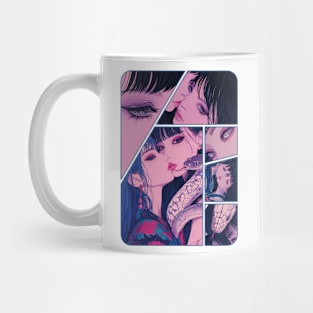 Geisha dragon in water 7207 Mug